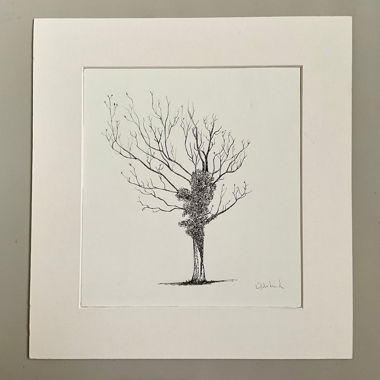 Tewkesbury Hugger, 2024 – Original Tree Drawing