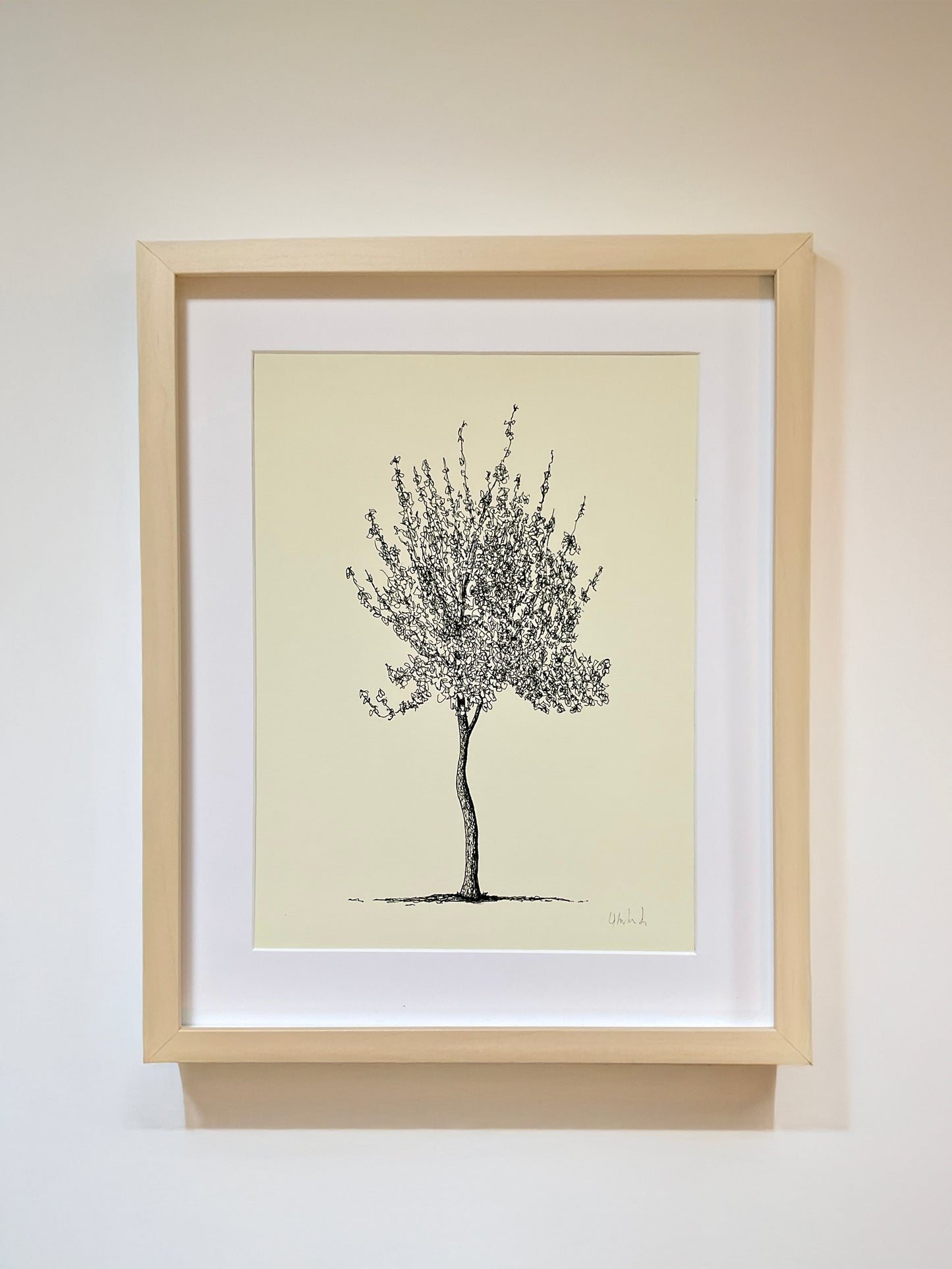 • Blue Monday – A3 limited edition giclée tree print by Warren Garland
• Winter tree drawing in ink – archival art print by UK artist
• Emotive tree illustration – Blue Monday fine art giclée print