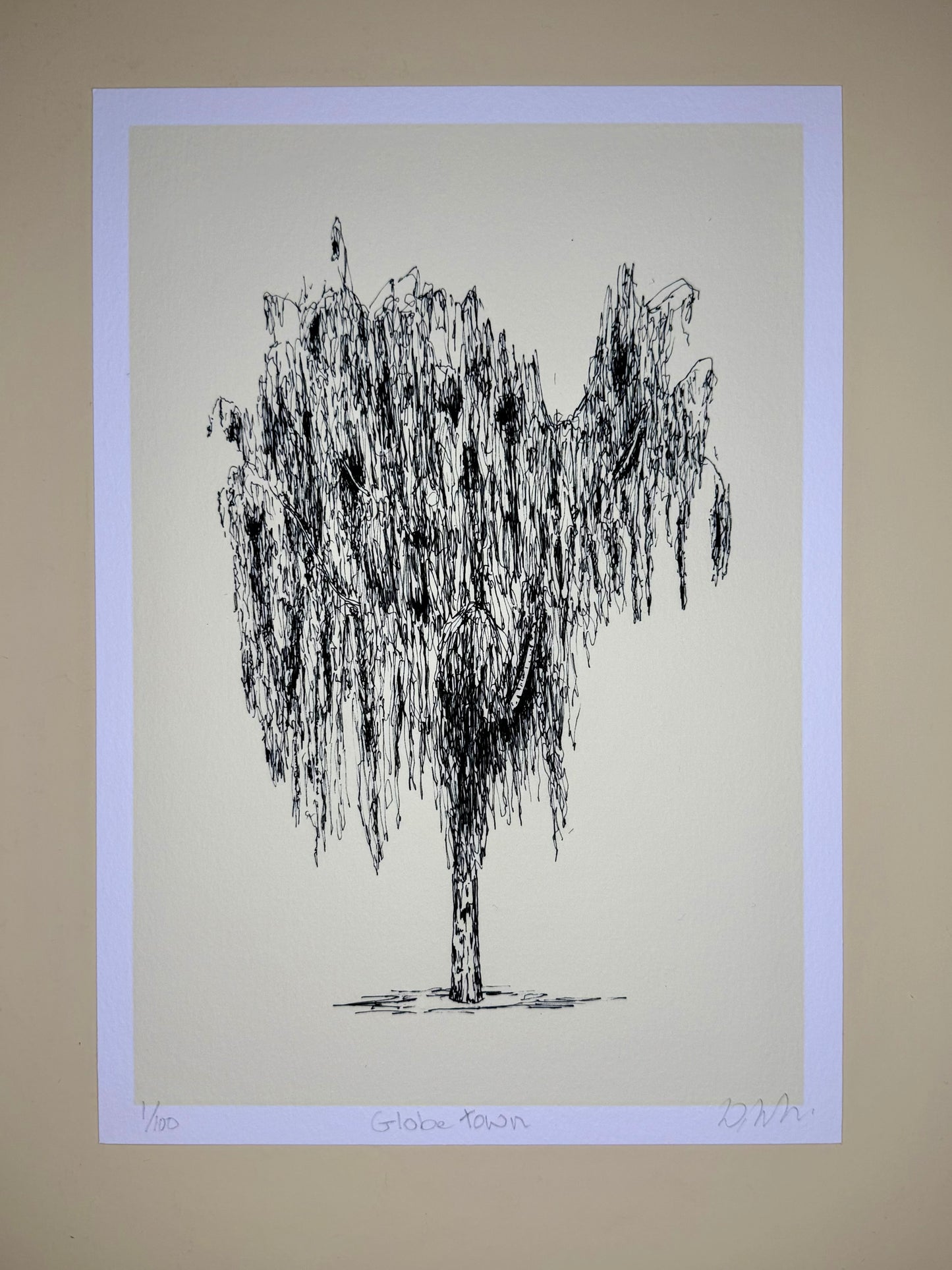 Globe Town — A5 Limited Edition Giclée Print