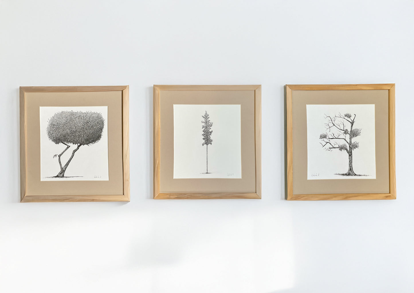 Fit Stick – Original Tree Drawing on 25cm x 25cm Paper