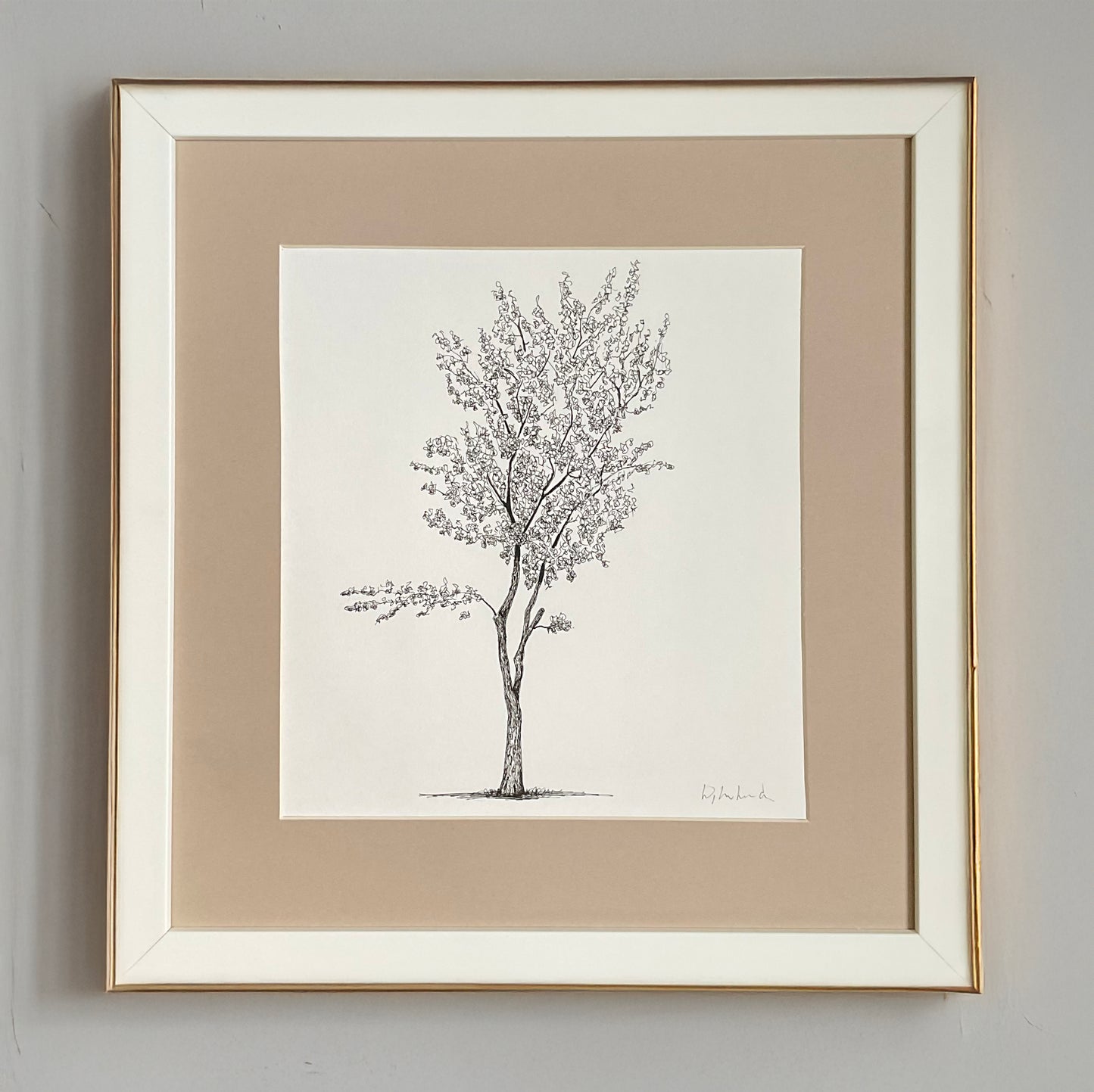 Cannon Hill Park Stroller – Original Tree Drawing