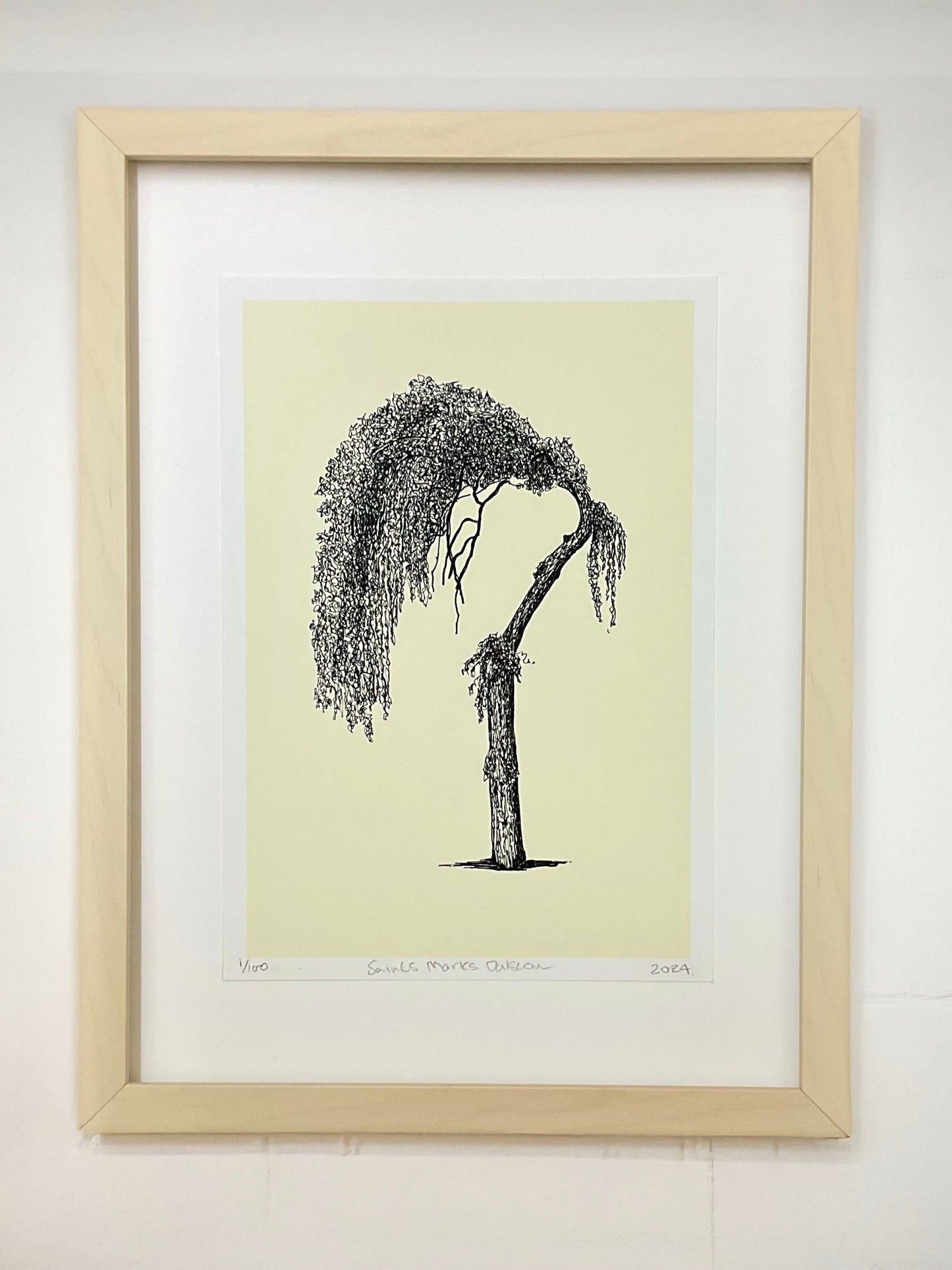 •	Saint Marks Dalston – limited edition A4 giclée tree print by Warren Garland
	•	UK artist tree illustration of Saint Mark’s Dalston in fine ink detail
	•	East London tree drawing – archival quality giclée print by Warren Drawing Trees
