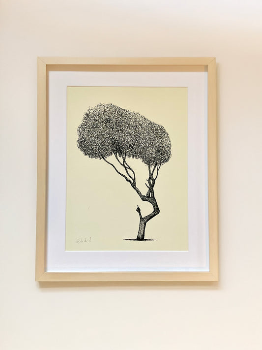 •	Homerton Longer – A3 limited edition giclée tree print by Warren Garland
	•	Ink drawing of urban tree in Homerton – fine art giclée print
	•	East London botanical illustration – tree print by UK artist